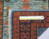 2x3 Blue Ersari Afghan Hand Knotted Veg Dye Wool Area Rug